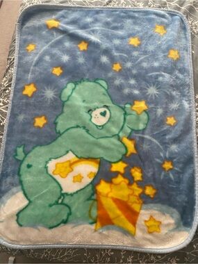 Vintage Care Bears Blanket